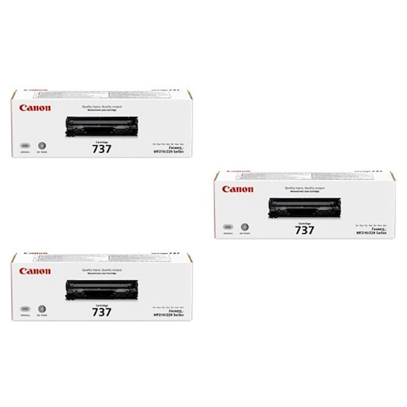 Canon CRG-737 Orjinal Toner 3'LÜ Avantaj Paket