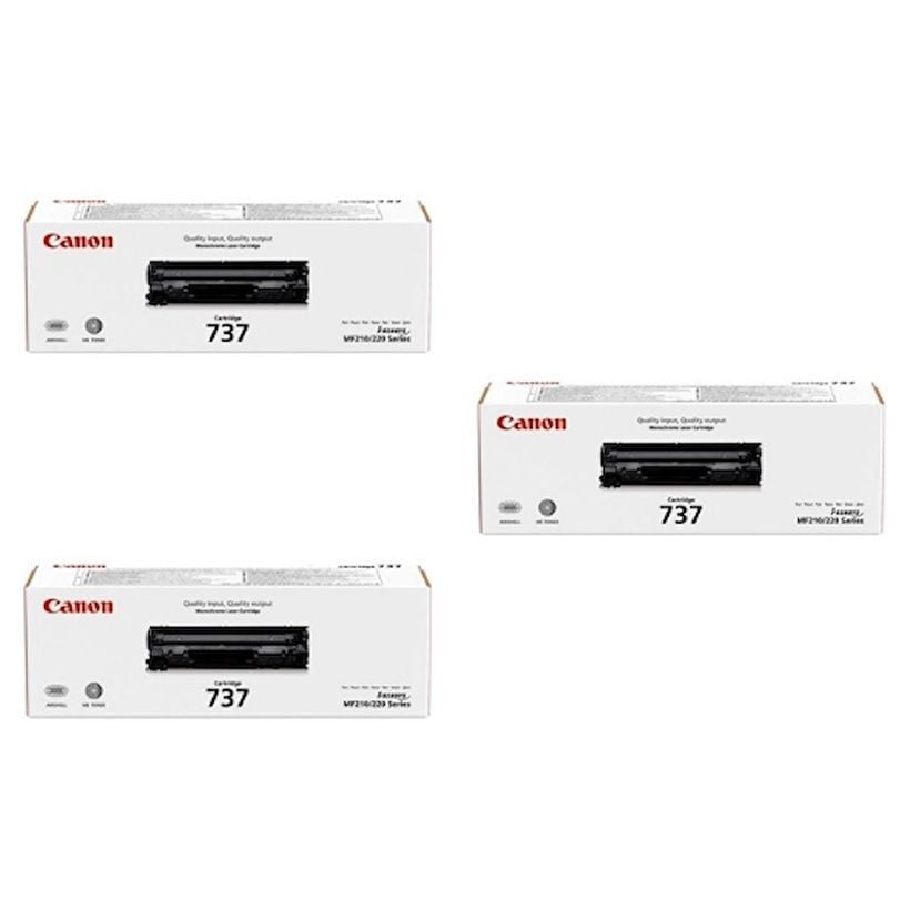 Canon CRG-737 Orjinal Toner 3'LÜ Avantaj Paket
