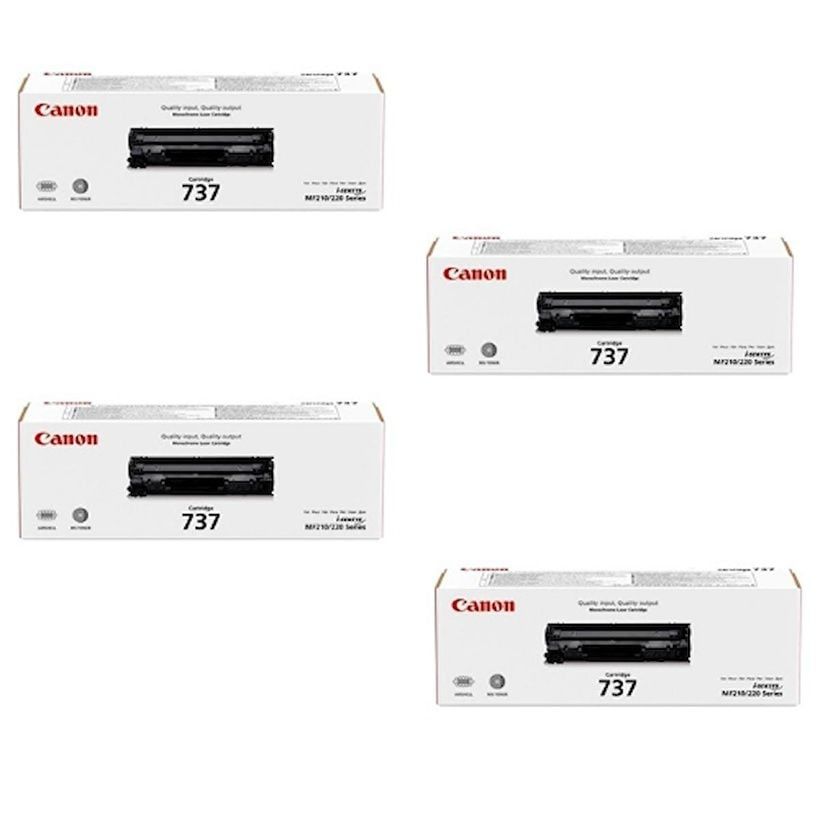 Canon CRG-737 Orjinal Toner 4'LÜ Avantaj Paket