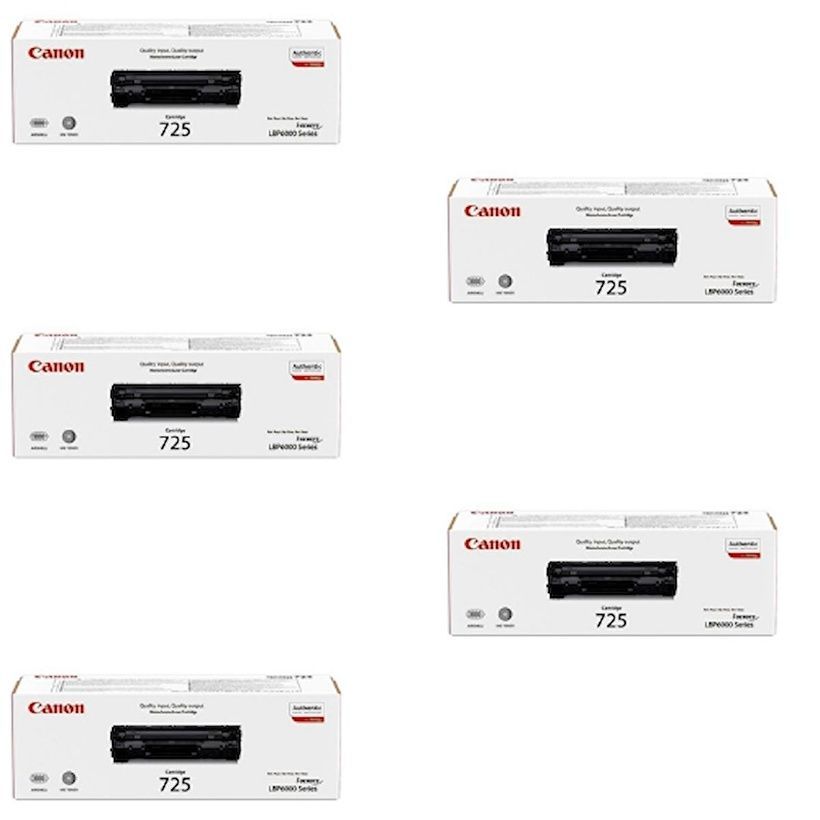 Canon CRG-725 Orjinal Toner 5'Lİ Avantaj Paket
