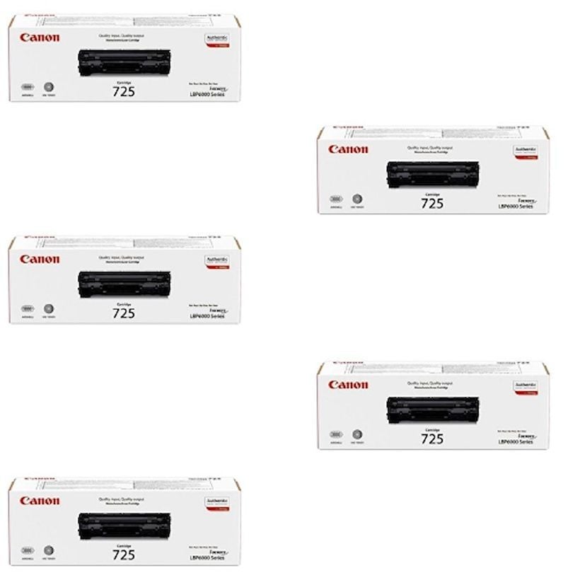 Canon CRG-725 Orjinal Toner 5'Lİ Avantaj Paket