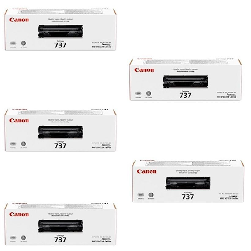 Canon CRG-737 Orjinal Toner 5'Lİ Avantaj Paket