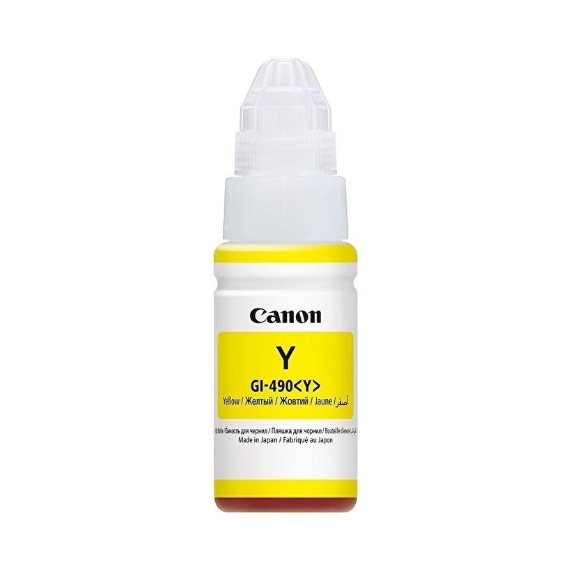 Canon GI-490 / 0666C001 Sarı Orjinal Mürekkep