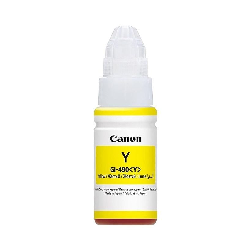 Canon GI-490 / 0666C001 Sarı Orjinal Mürekkep