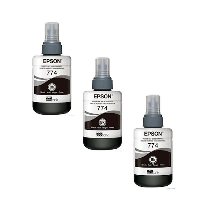 Epson T7741 Siyah Orjinal Mürekkep 3'LÜ Avantaj Paket