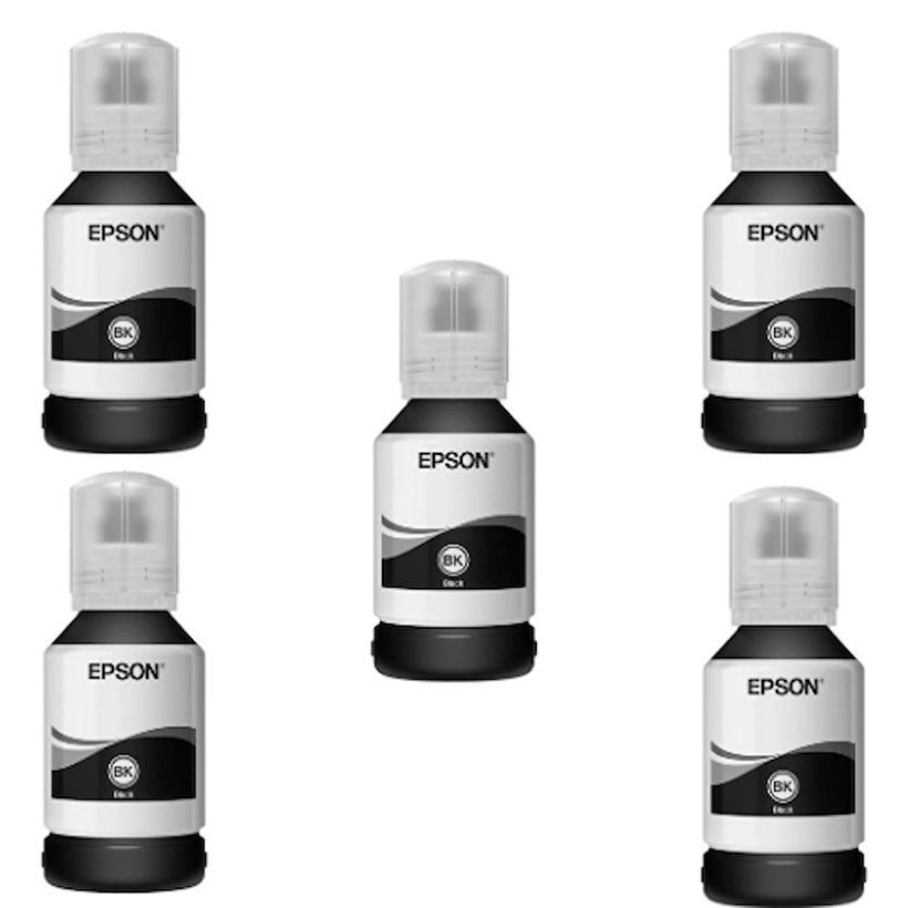 Epson 101 Siyah Orjinal Mürekkep 5'Lİ Avantaj Paket