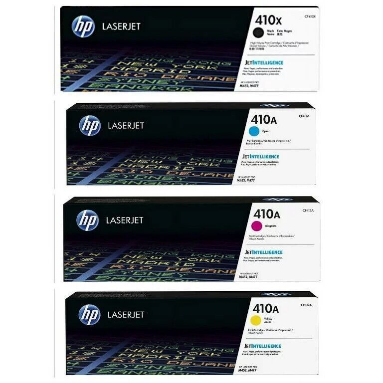 Hp (410A) CF410A / CF411A / CF412A / CF413A Orjinal Toner Takımı