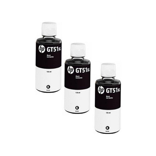 Hp GT51XL Siyah Orjinal Mürekkep 3'LÜ Avantaj Paket