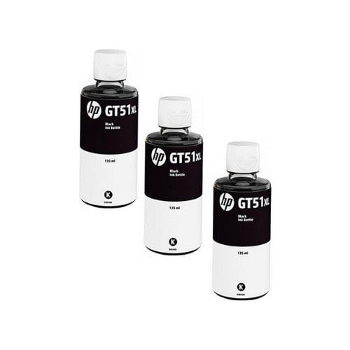 Hp GT51XL Siyah Orjinal Mürekkep 3'LÜ Avantaj Paket