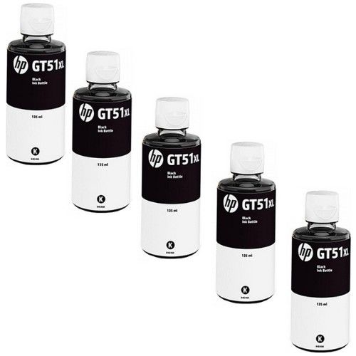 Hp GT51XL Siyah Orjinal Mürekkep 5'Lİ Avantaj Paket