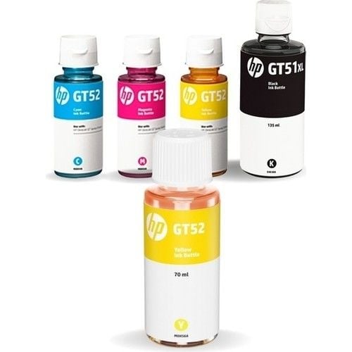 Hp GT51XL Orjinal Mürekkep Takımı +1 Sarı Hediyeli
