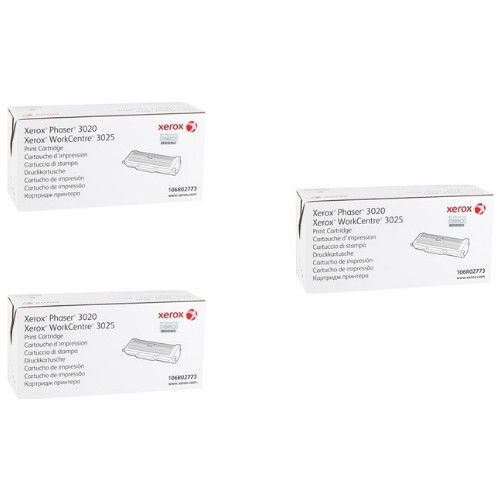Xerox 3020/3025 Orjinal Toner 3'LÜ Avantaj Paket