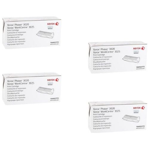 Xerox 3020/3025 Orjinal Toner 4'LÜ Avantaj Paket